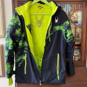 Spider ski/ snowboard  jacket, boys 18